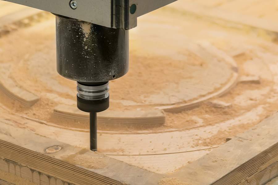 CNC Machine making prototype